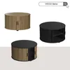 Salontafel Vicco Selva Eiken 80 x 80 cm met schuifdeur, Productafbeelding-voorbeeld 8