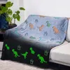 Leuchtdecke 150x200 cm – Weiche Kinderdecke mit Dino-Motiv, Produktbild-Vorschau 7