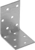 20x Lochplattenwinkel mit kleiner Sicke 60x60x40mm Produktbild-Vorschau 1