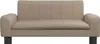 vidaXL Pelíšek pro psy Cappuccino Brown 70x45x30 cm koženka Náhled obrázku produktu 3