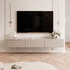 Meuble TV bas IDOHOME SELIA 200 cm, à rainures, avec Voir les images du produit 5