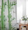 Peva sprchový závěs bílý zelený bambus 120x200 cm včetně Náhled obrázku produktu 1