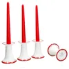 4x Kerzenhalter Weihnachtstraum Höhe 10,7cm Produktbild-Vorschau 1