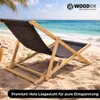 WOODOK Liegestuhl Klappbar Holz - Strandstuhl aus Produktbild-Vorschau 9