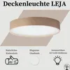 STOLARNIA PIKA Deckenlampe - Runde Holz Deckenleuchte Produktbild-Vorschau 2
