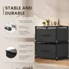 Verdego Kommode mit 2 Stoffschubladen, 40x26x46cm Produktbild-Vorschau 7