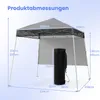 COSTWAY Pavillon 2x2m, Pop up Faltpavillon höhenverstellbar Produktbild-Vorschau 7