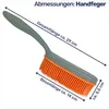 A hand brush with dimensions indicated by text and lines. Produktbild-Vorschau