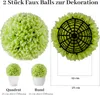 COSTWAY 2 boules de buis 28cm, résistantes aux UV, taille Voir les images du produit 3