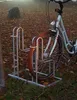 Fahrradständer für 4 Fahrräder höhenversetzt 140 x 75,5 cm Produktbild-Vorschau 9