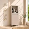Badezimmerschrank Stehend, MDF 18 mm, Soft-Close, 3 Regale, Produktbild-Vorschau 3