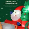 Outsunny opblaasbare kerstman op een slee met 2 rendieren, Productafbeelding-voorbeeld 4