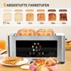 FATABETA 4-Scheiben Toaster Edelstahl XXL, 1400 W Produktbild-Vorschau 4
