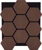 Homestyle4u Wandpaneel 4er Set Akustikpaneele Braun Walnuss Produktbild-Vorschau 11