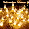 Osterhasen Lichterkette mit Karotten, 2m 20 LED, Produktbild-Vorschau 6