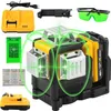 Laserová vodováha – 3D, 12 čar, 360° – 360° vertikálně – Náhled obrázku produktu 2