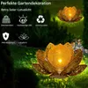 Solarlampen für Außen, Gartenleuchten, Solar Lotus Garten Produktbild-Vorschau 2