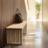 Home Deluxe - Sitzbank aus Holz LORA Natur - 110 cm I Produktbild-Vorschau 3