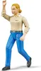 Bruder bworld Frau mit Hellem Hauttyp, Blaue Hose, Anteprima dell’immagine prodotto 3