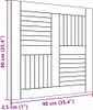 vidaXL Stolová doska z masívneho dreva Teak Square 90 × 90 Náhľad obrázku produktu 6