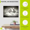 ARTland Poster Herde von weißen Pferden Größe: 40x30 cm Produktbild-Vorschau 2