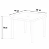 12 Grand Soleil Boheme Quadratische Poly-Rattan-Bartische Produktbild-Vorschau 3