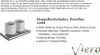 Haceka 415408 Viero, Doppelbecherhalter, Porzellan Produktbild-Vorschau 2