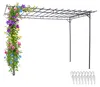 Pergola Relaxdays, métal, H x L x P : 215 x 320 x 190 cm, Voir les images du produit 1