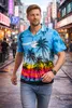 King Kameha Hawaiihemd "Beach" in Türkis Herren Hawaii-Hemd Produktbild-Vorschau 2