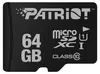 Carte mémoire Patriot Memory PSF64GMDC10 64 Go MicroSDXC Voir les images du produit 2