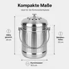Küchenkomposteimer 5L aus Edelstahl, Biomülleimer mit Produktbild-Vorschau 2