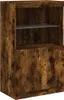 vidaXL Sideboard mit LED-Leuchten Räuchereiche 60,5x37x100 Produktbild-Vorschau 3