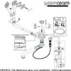 systemceram Ab- und Überlaufgarnitur 00847 mit Drehexcenter Produktbild-Vorschau 2