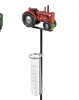 Gartenstecker Regenmesser Traktor ROT H. 90cm Formano Produktbild-Vorschau 1