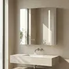 Armoire À Miroir Rea M1015-60 60X65 Led Blanc Voir les images du produit 2