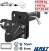 Anhängerkupplung Einschub 2-Zoll US-Adapter Spannkeil für Produktbild-Vorschau 1