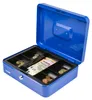 Geldkassette mit Münzeinsatz von HMF mit 30 cm Breite in Blau Produktbild-Vorschau