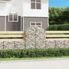 Gabione mit Hochbogen 100x50x120/140 cm Verzinktes Eisen Produktbild-Vorschau 2