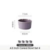 Schale set 4er Ø11 cm Keramik Schalen Dessertschalen Produktbild-Vorschau 2