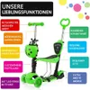 Yoleo 5-in-1 Kinder Roller Scooter mit abnehmbarer Produktbild-Vorschau 3