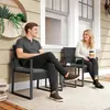 Outsunny Rattan Bistroset, 3 teiliges Gartenmöbel-Set mit 2 Produktbild-Vorschau 9