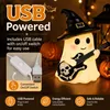 Ghosts Leselampe Halloween Deko, LED Geister Mit Gitarre Produktbild-Vorschau 5