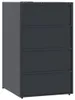 vidaXL Mülltonnenbox für 4 Tonnen Anthrazit 276x79x117 cm Produktbild-Vorschau 4