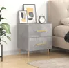 vidaXL Nočný stolík betónová sivá 40x35x47,5 cm odvodený Náhľad obrázku produktu 1