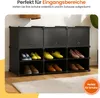 Goliving Faltbarer Aufbewahrungsschrank – 24 Paar – 92 x 82 Produktbild-Vorschau 3