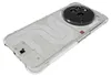 A clear phone case with a transparent back showing internal components and a camera module. Produktbild-Vorschau