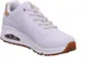A white sneaker with pink laces and a brown sole is shown against a white background. Náhled obrázku produktu