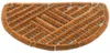 Draht-Bürsten Kokosmatte natur halbrund 40x60 cm Produktbild-Vorschau 1