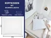 Kopfkissen, Füllung Polyester, Bezug aus 100% Baumwolle, Produktbild-Vorschau 2