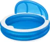 Family Pool "Summer Days", Ø 241cm x 140cm (blau/weiß) Produktbild-Vorschau 1
